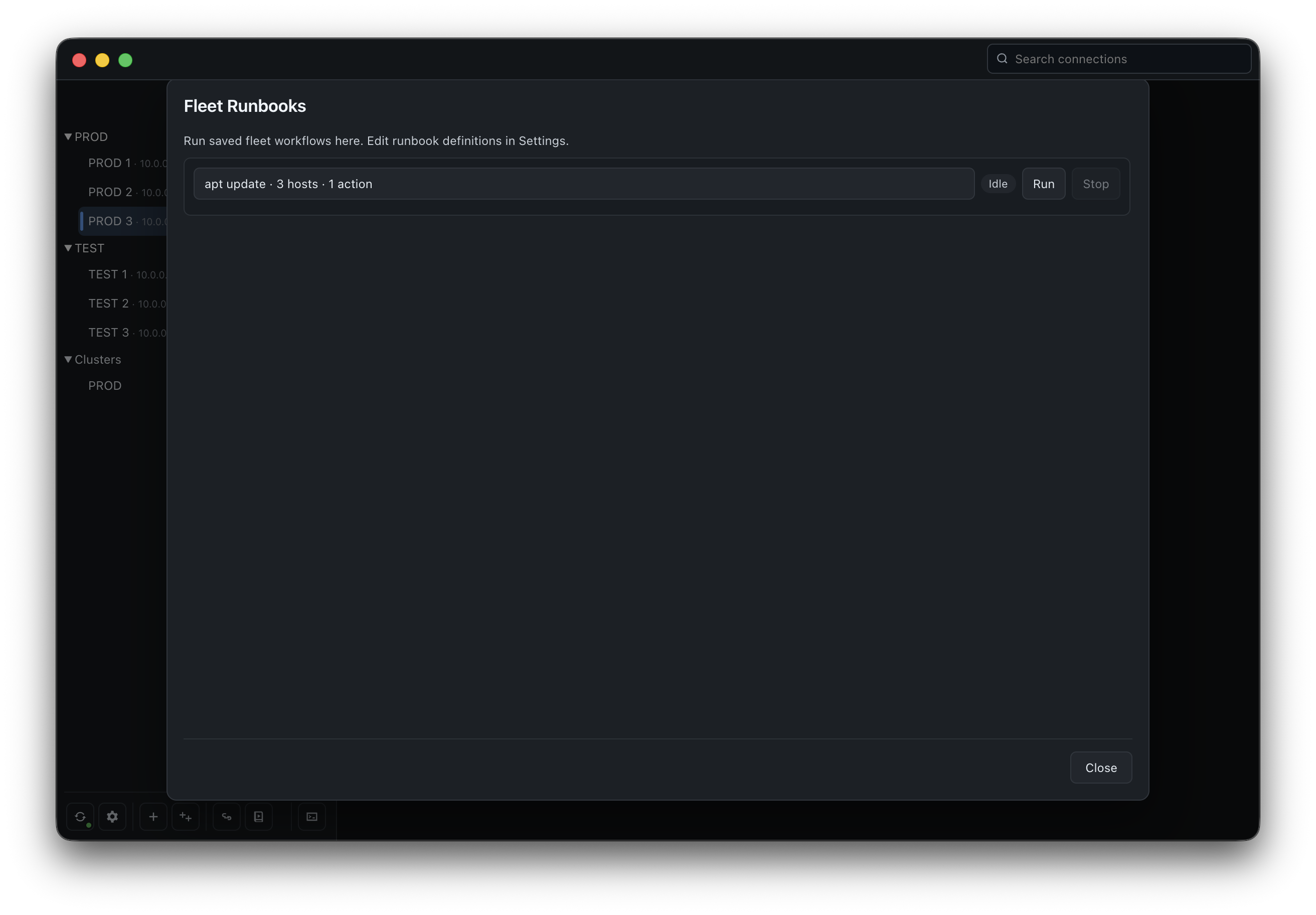 KaiTerm Fleet Runbooks manager.
